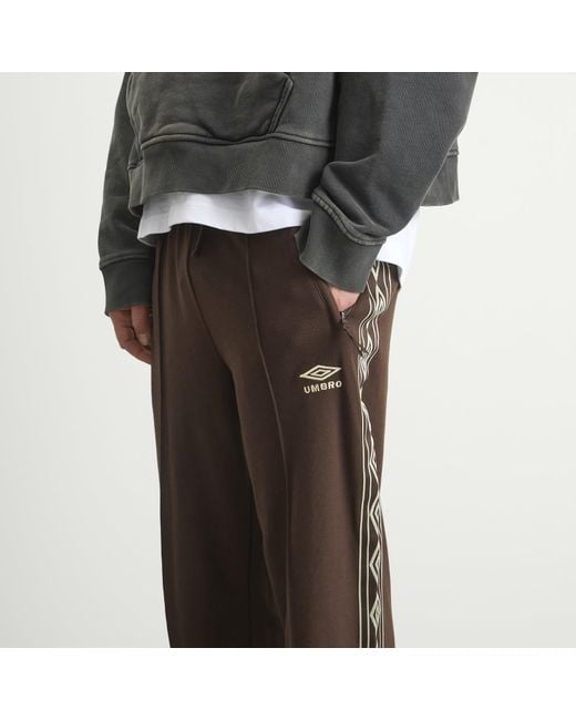 Umbro Brown Taped Track Pant for men