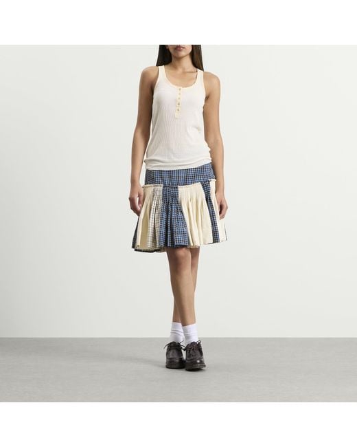 STORY mfg. Blue Nest Mini Skirt