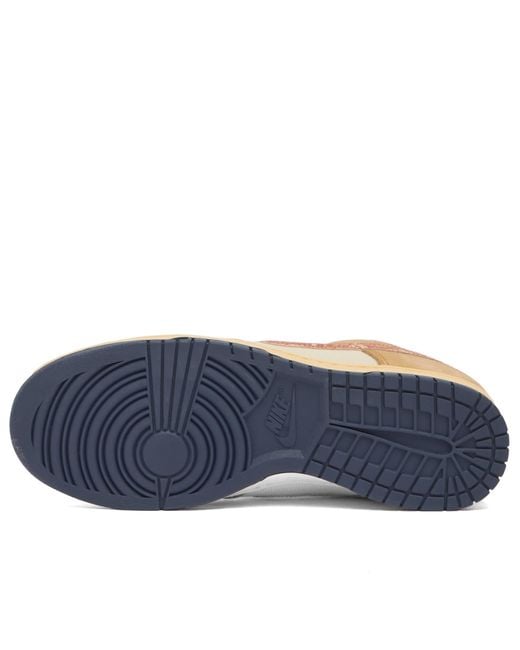 Nike Brown Dunk Low Sneakers Sand Drift Wheat for men