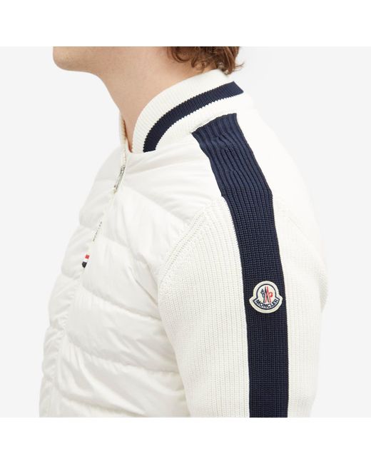 Moncler Natural Knit Taping Jacket for men