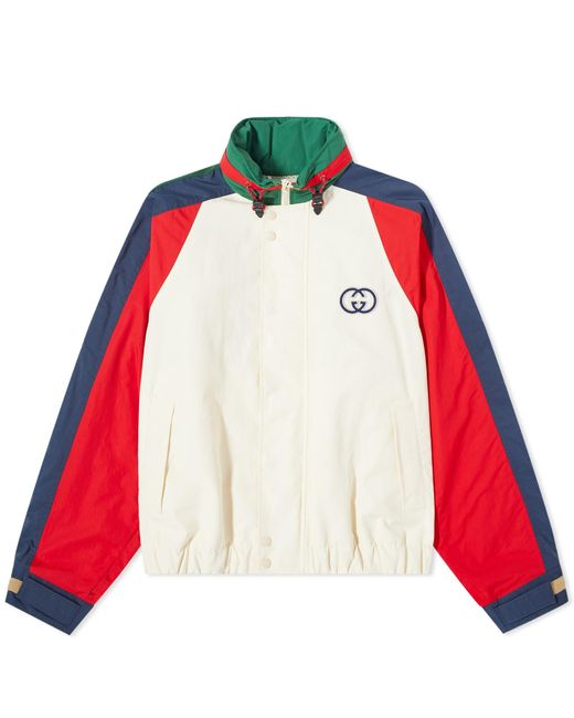 Gucci Red Gg Logo Grg Jacket for men