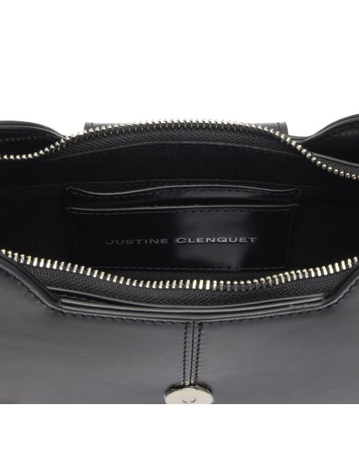 Justine Clenquet Black Marla Evening Chain Bag