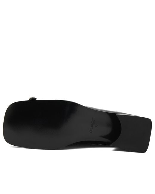 Justine Clenquet Black Janis Mules