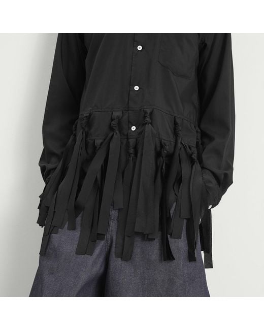 Comme des Garçons Black Comme Des Garçons Fringed Jacket for men
