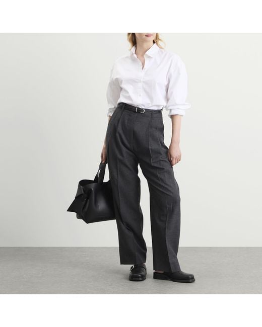 Studio Nicholson Gray Acuna Pleat Trouser