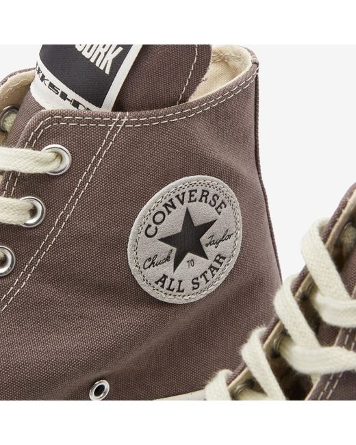 Converse X Drkshdw Turbodrk Laceless Hi-top Sneakers in Brown for Men | Lyst
