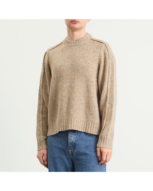 Won Hundred Natural Bently Reverse Seam Jumper for men