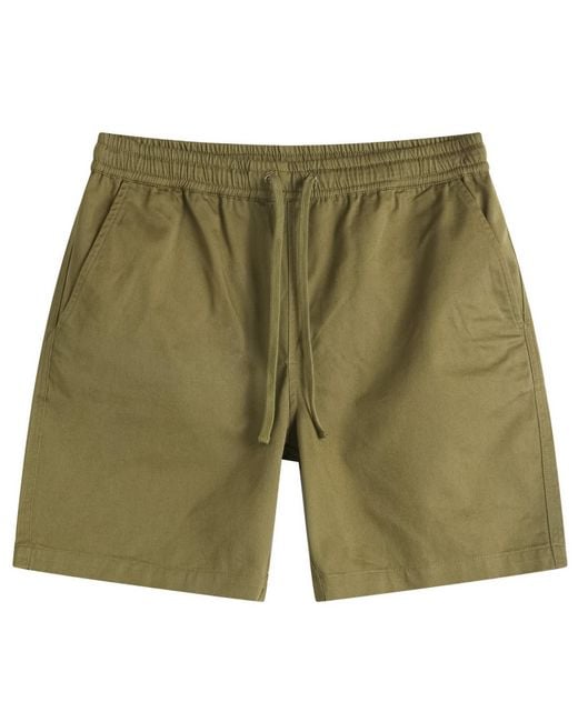 Universal Works Green Beach Shorts for men