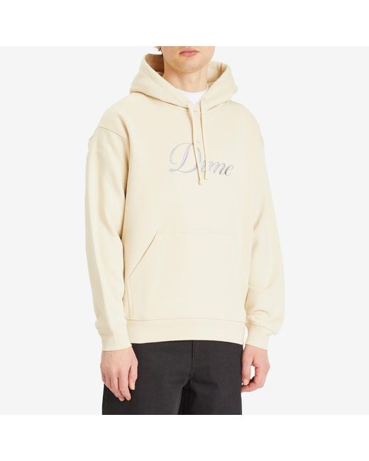Dime Natural Cursive Logo Hoodie for men