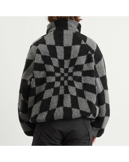Vans Black X A.O.D. Relief Check Fleece for men