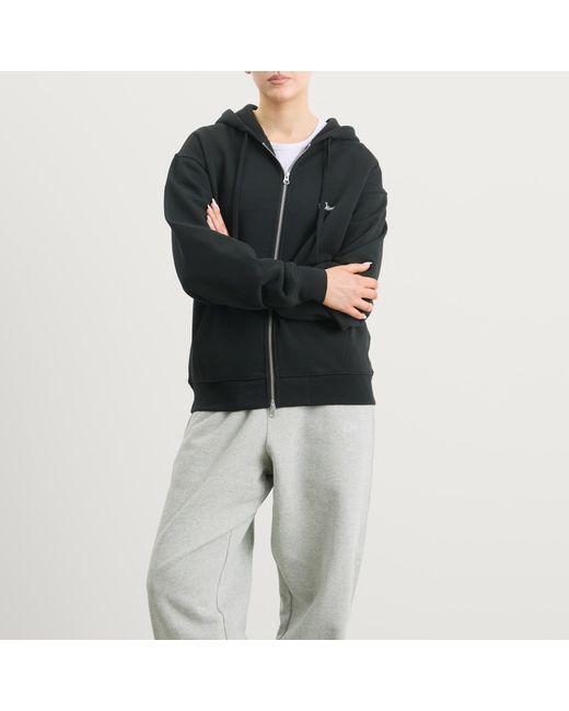 Dime Black Cursive Zip Hoodie