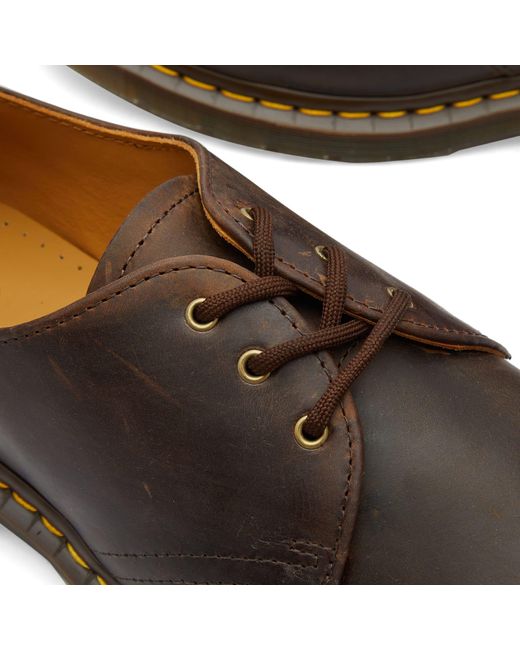 Dr. Martens Brown 1461 3-eye Shoe for men