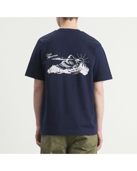 Cafe Mountain Blue Legacy T-Shirt for men