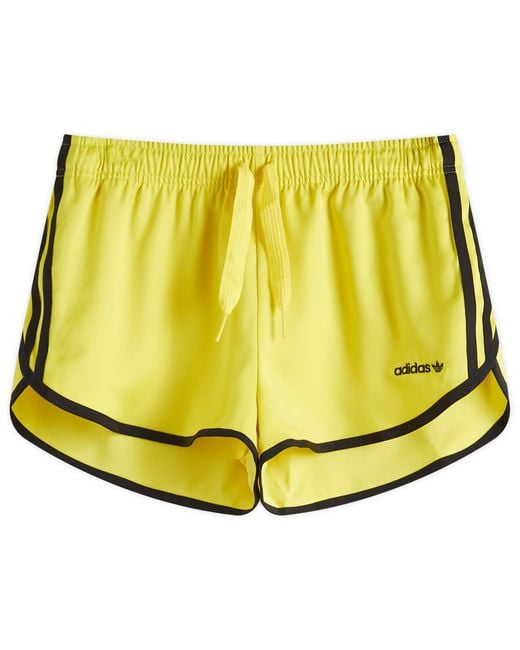 Adidas Yellow Short Sprinter Shorts