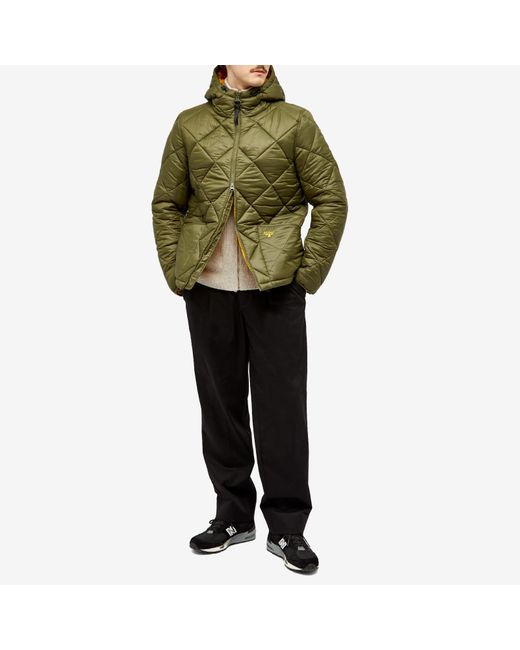 Barbour B.beacon Sl Hooded Starling Quilt in Green for Men Lyst