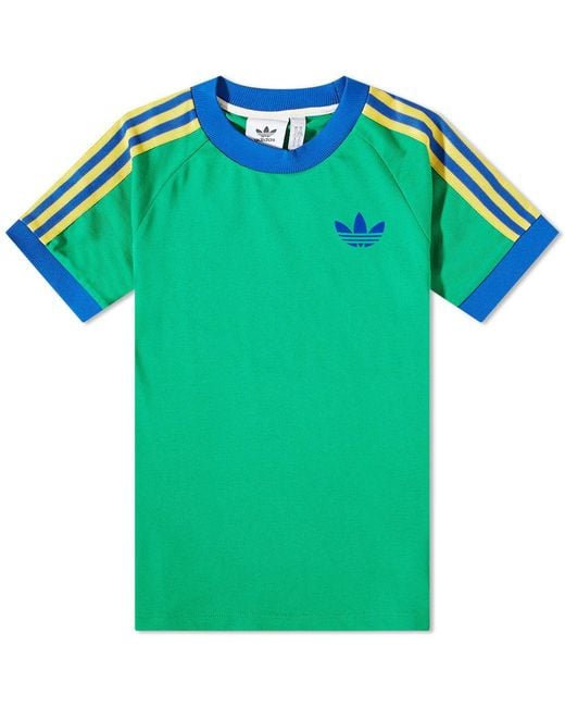 Adidas Green Adicolor 70s Cali T-shirt for men