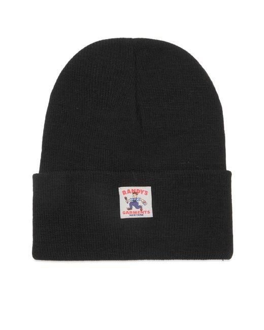 Randy's Garments Black 3M Thinsulate Cuff Beanie for men