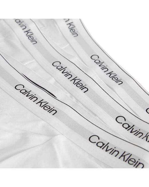 Calvin Klein White Icon Relaxed Dart Trunk for men