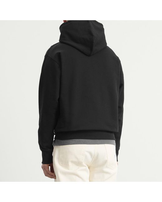 Norse Projects Black Standard Hoodie for men