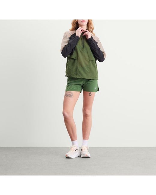 New Balance Green Better Run Water Resistant Jacket