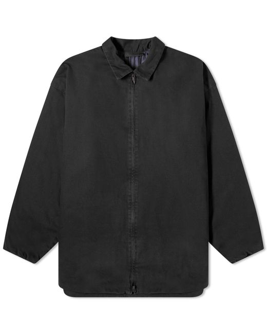 Fear Of God Black Filled Shirt Jacket for men