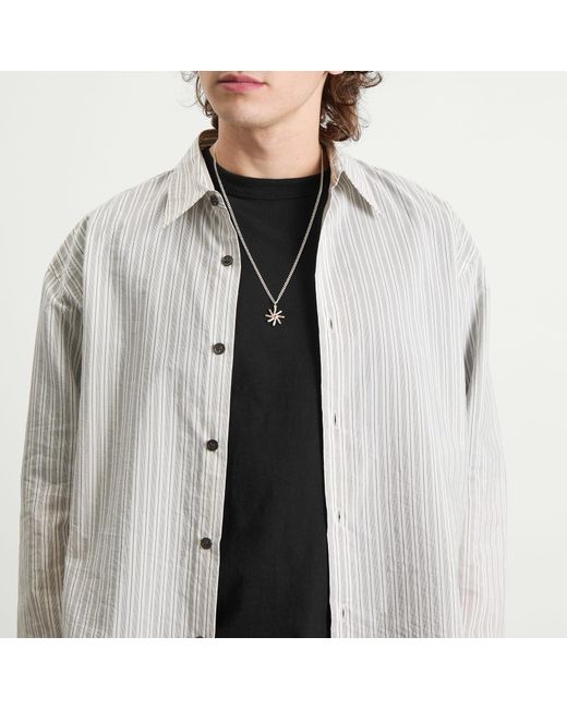 Maple Metallic Rhythm Star Chain Necklace for men