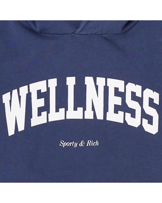 Sporty & Rich Blue Wellness Ivy Hoodie