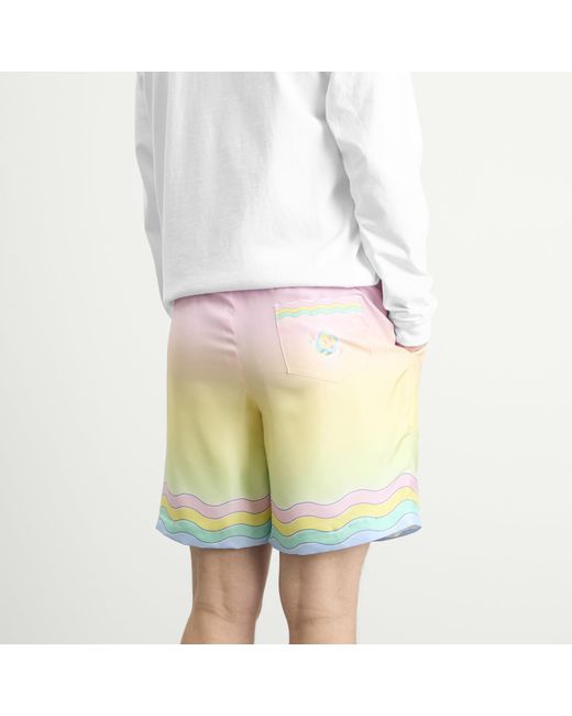 Casablanca Pink For The Love Of Dance Silk Shorts for men