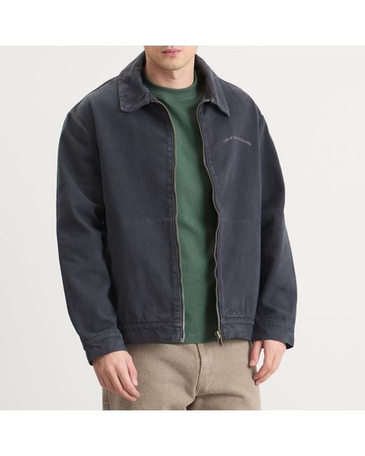 Palmes Blue Lake Zip Jacket for men