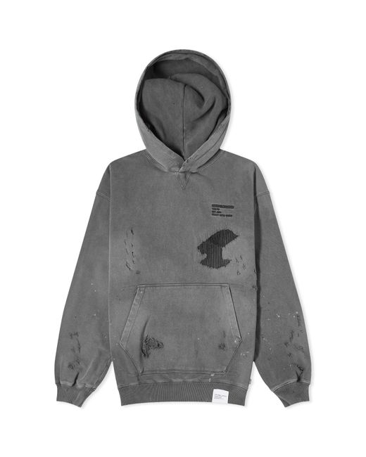 Neighborhood Gray Savage Pullover Hoodie for men