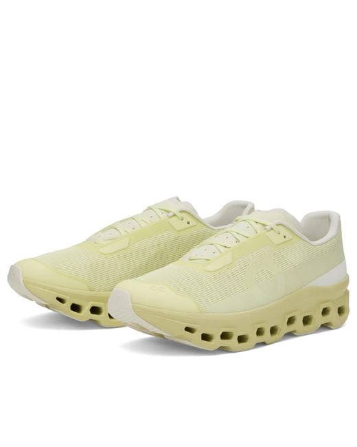 On Shoes White Cloudmster Void Sneaker for men