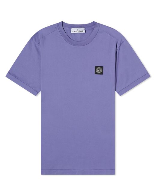 Stone island shop patch t shirt