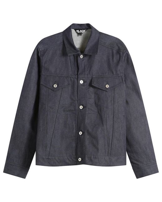 Comme des Garçons Blue Denim Jacket for men