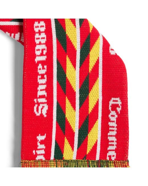 Comme des Garçons Red Scarf for men