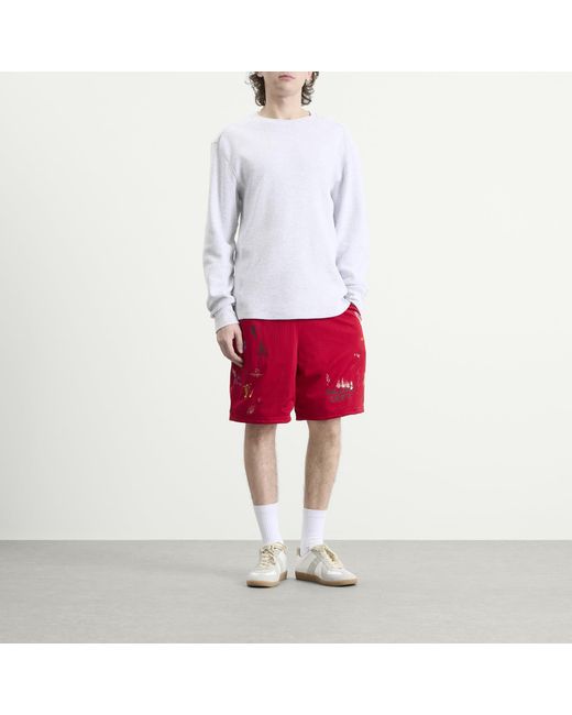 GALLERY DEPT. Red Studio Gym Short for men