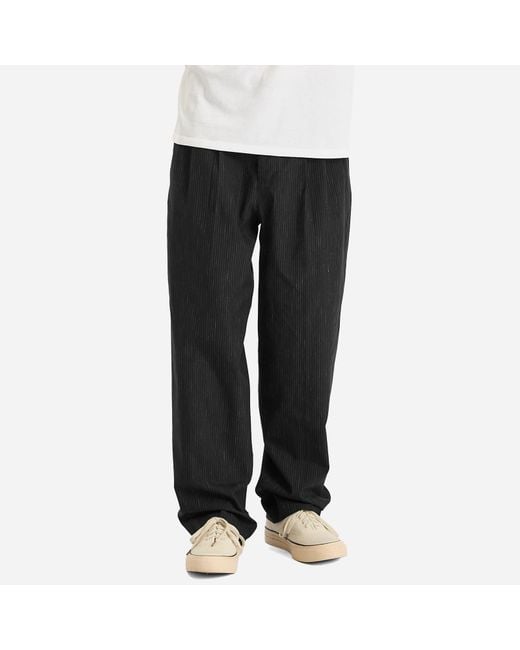 Visvim Black Russo Relaxed Tailored Trousers for men