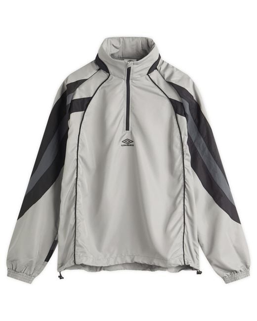 Umbro Zip Off Sleeve Wind Jacket in Gray | Lyst