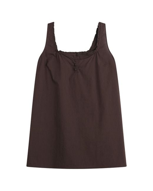 deiji studios brown dress Deiji Studios Peplum Dress in Chocolate