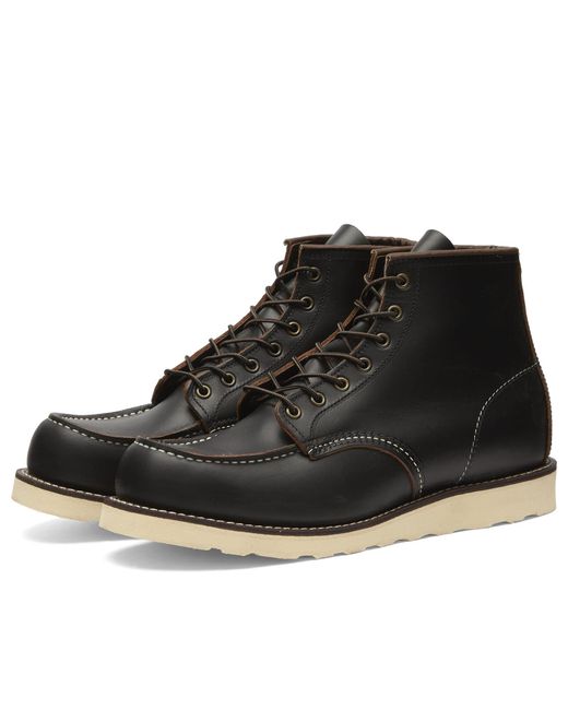 Red Wing Black Classic 6" Moc Boot for men