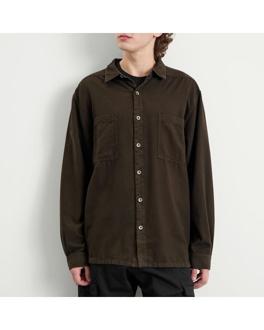 Rick Owens Brown Jumbo Overshirt for men