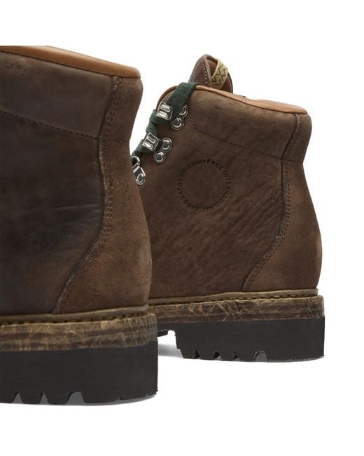 Visvim Brown Whymper Hiking Boots for men
