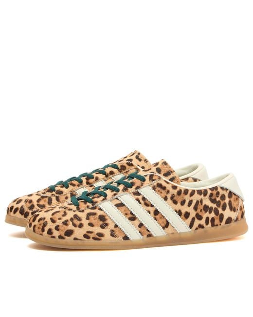 adidas Gazelle Lo Pro Leopard Sneakers in Natural | Lyst UK