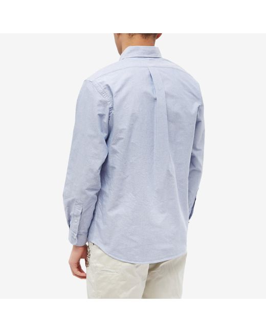 Human Made Oxford Button Down Shirt in Blue for Men | Lyst Canada