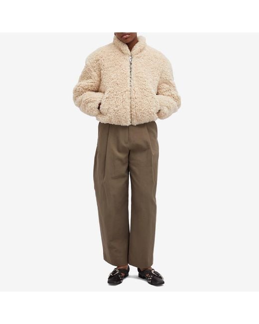 Isabel Marant Natural Anasta Teddy Jacket