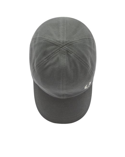 Fred Perry Gray Pique Classic Cap for men