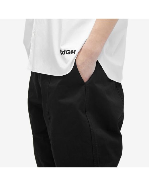 Comme des Garçons Black Garment Dyed Chino Cloth Pant for men