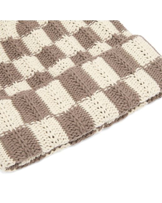 Sundays Metallic Check Beanie for men