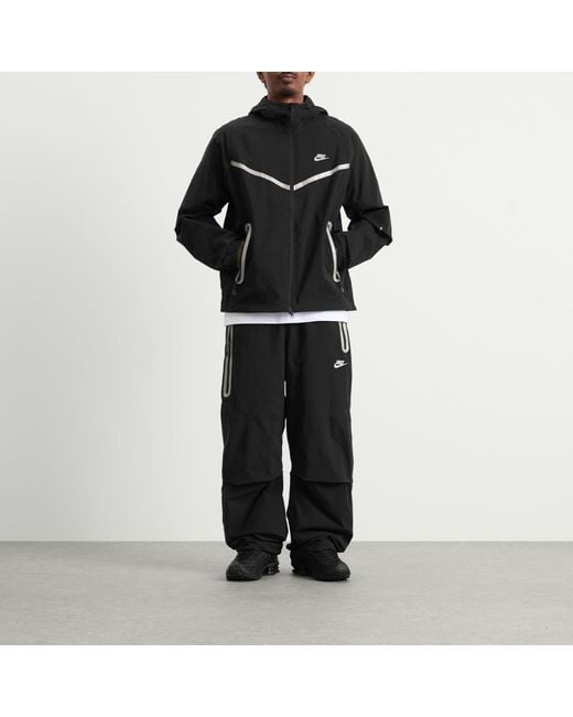 Nike Tech Woven Track Top in Black for Men | Lyst