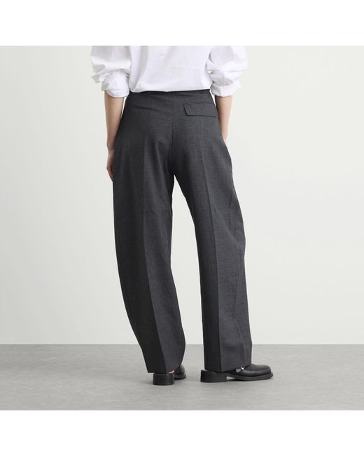 Studio Nicholson Gray Acuna Pleat Trouser