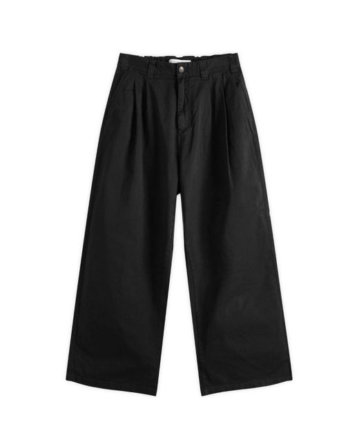 POLAR SKATE Black Railway Chinos for men